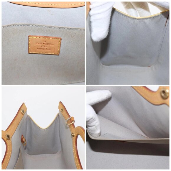 LOUIS VUITTON Monogram Vernis Roxbury Drive Hand Bag Perle M91374 LV Auth 156779 - Picture 15 of 16